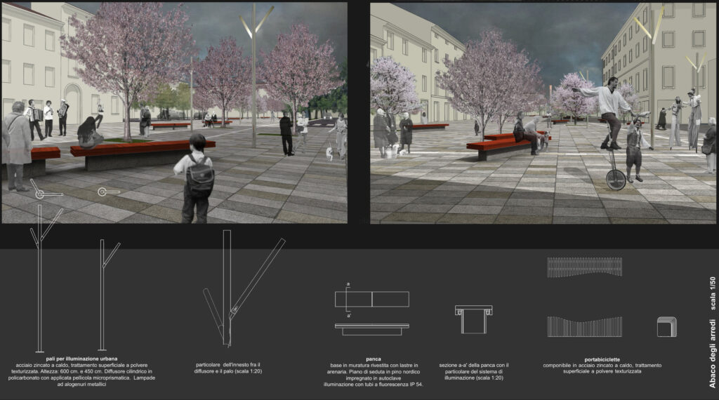 Progetto riqualificazione urbana Castelfranco Emilia Bianchini Lusiardi 1