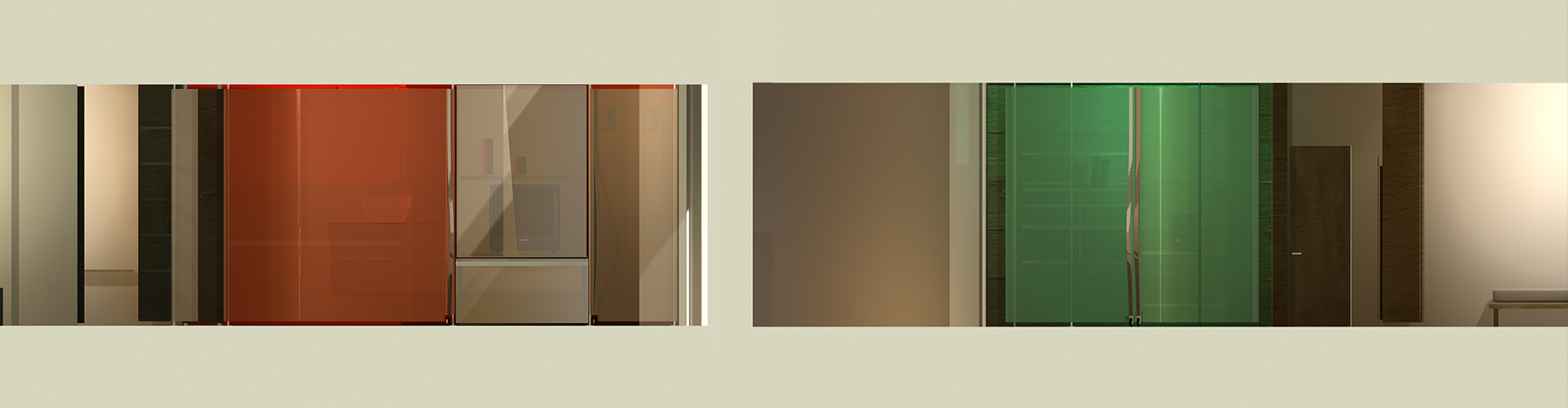 Chinese apartment Design Between East and West Bianchini Lusiardi elev