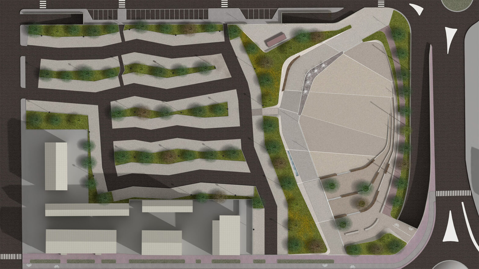 Progetto nuova Piazza Cuneo Bianchini Lusiardi