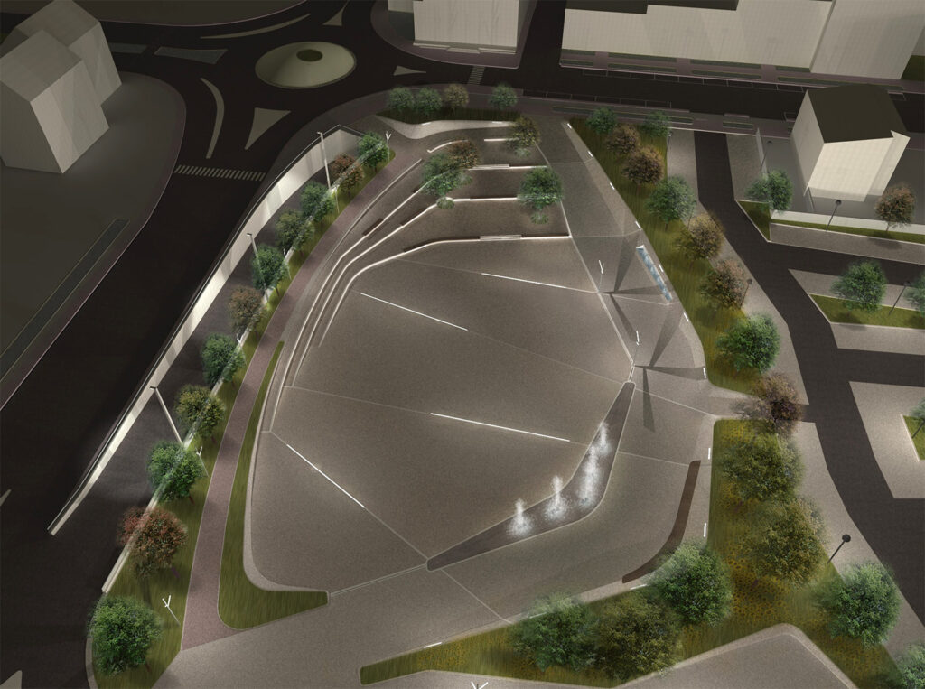 Progetto nuova Piazza Cuneo Bianchini Lusiardi 2
