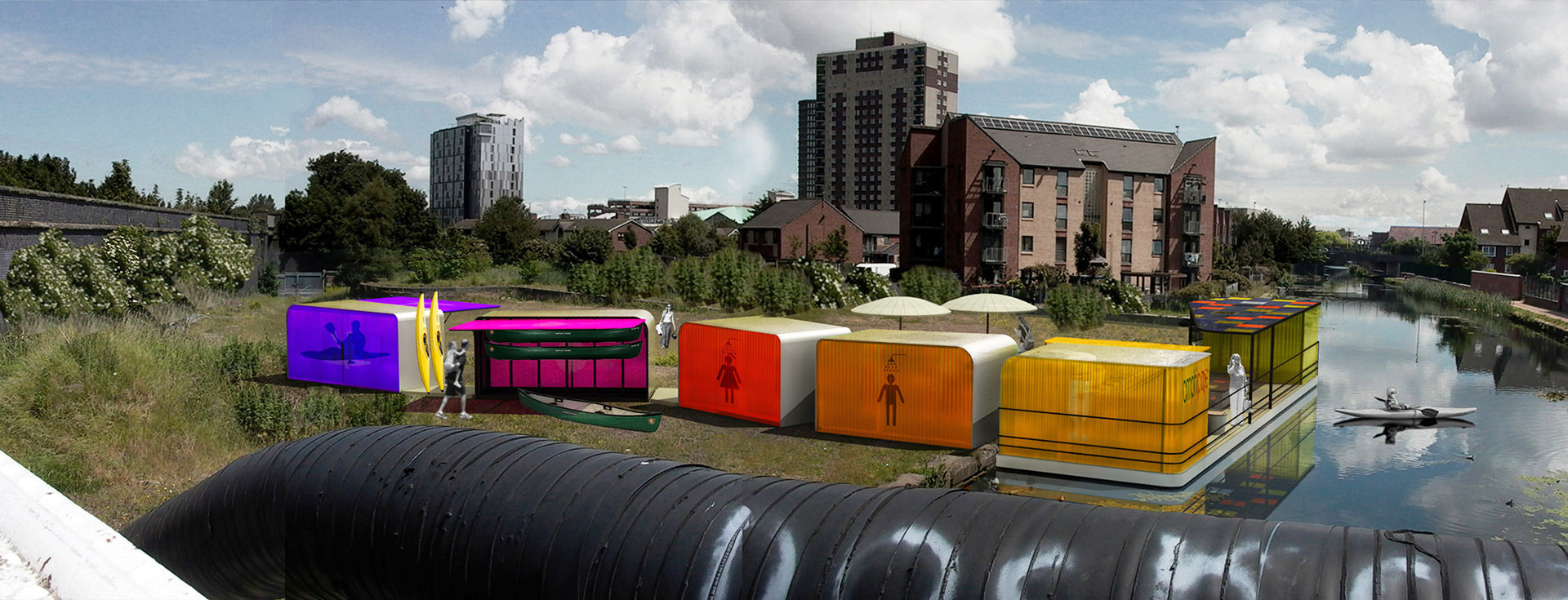Waterworks floating pavilion Liverpool Biennial Bianchini Lusiardi 1